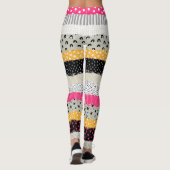 Leggings Carrelage en Patchwork : Conception Versatile Sans (Dos)