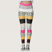 Leggings Carrelage en Patchwork : Conception Versatile Sans (Devant)