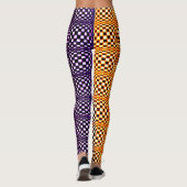 Leggings Carrés 10 de résumé (Dos)