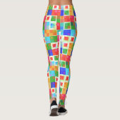 leggings carrés abstraits (Dos)