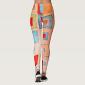 Leggings Carrés colorés (Dos)