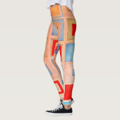 Leggings Carrés colorés (Gauche)