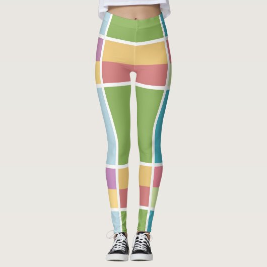 Leggings Carrés endormis (Devant)