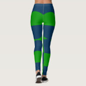 Leggings Carrés et cercles du Bauhaus (Dos)