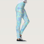 Leggings Carrés funky colorés groovy (Droite)