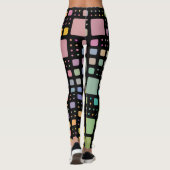 Leggings Carrés pop (Dos)