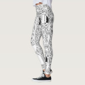 Leggings carte (Gauche)