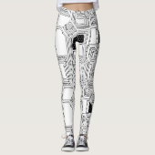 Leggings carte (Devant)
