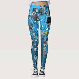 Leggings Carte circuit bleu circuit imprimé à circuit impri