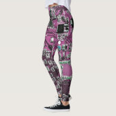 Leggings Carte circuit imprimé circuit imprimé circuit viol (Gauche)