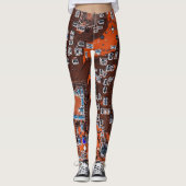 Leggings Carte circuit imprimé circuit orange PCB (Devant)