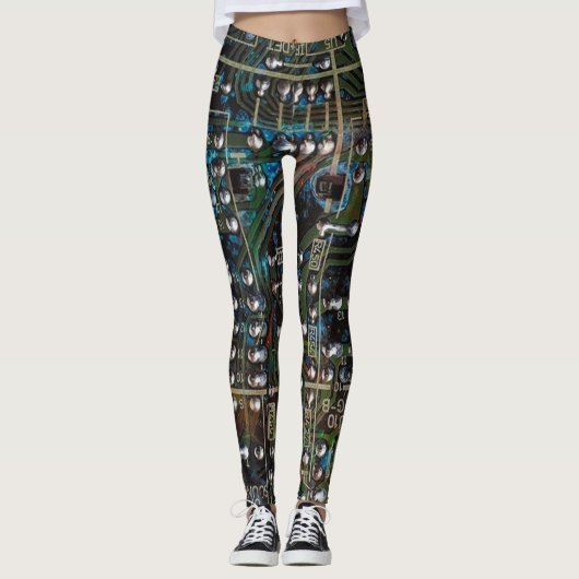 Leggings Carte de circuit (Devant)