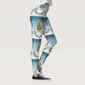 Leggings Carte de Joyeux Noël (Droite)
