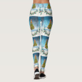 Leggings Carte de Joyeux Noël (Dos)