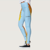 Leggings Carte De La Dominique (Gauche)