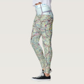 Leggings Carte de l'aviation Pants/Leggings Yoga (Gauche)