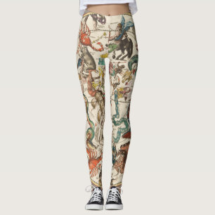 Leggings Carte de l'étoile zodiaque céleste du ciel de la c