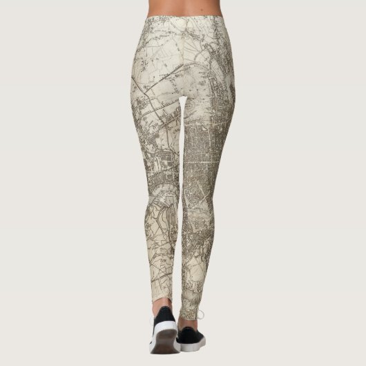 Leggings Carte de Londres (Dos)