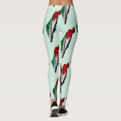 Leggings Carte de Palestine avec drapeau et Motif Keffiyeg (Dos)