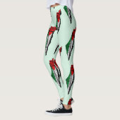 Leggings Carte de Palestine avec drapeau et Motif Keffiyeg (Gauche)
