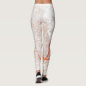 Leggings Carte des arbres 2 (Dos)