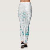 Leggings Carte des arbres 3 (Dos)