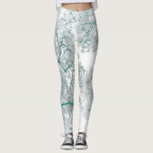 Leggings Carte des arbres 3 (Devant)
