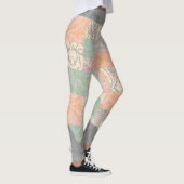 Leggings Carte des États de modèle floral (Droite)