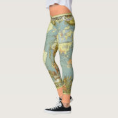 Leggings Carte du monde antique de l'Empire britannique, 18 (Gauche)
