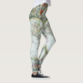 Leggings Carte du monde antique du 17ème siècle, Frederick  (Droite)