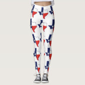 LEGGINGS CARTE DU TEXAS (Devant)