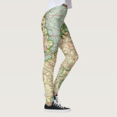 Leggings Carte Europe vintage (Droite)