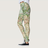 Leggings Carte Europe vintage (Gauche)