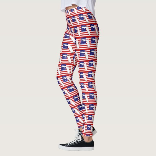LEGGINGS CARTE FLORIDE (Gauche)
