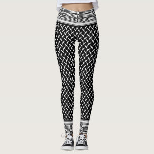 Leggings carte Keffiyeh palestinien