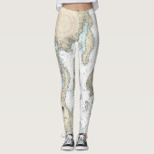 Leggings Carte marine Blue Hill Bay 13316 (Devant)