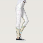 Leggings Carte marine de Cape Cod Bay 13246 (Droite)