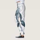 Leggings Carte Orca bleu (Gauche)