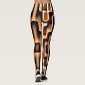 Leggings Carte paramétrique 3D Motif moderne (Dos)