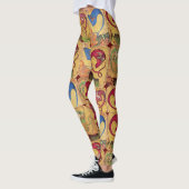 Leggings Cartes de cour allemandes drapeaux /Chiens, Cerfs, (Gauche)