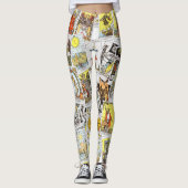 Leggings Cartes de Tarot Yoga Leging (Devant)