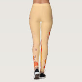 Leggings Carton de Corgi mignon (Dos)
