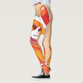 Leggings Carton de Corgi mignon (Gauche)