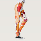 Leggings Carton de Corgi mignon (Droite)