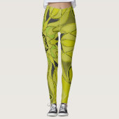 Leggings Carton Mandala Flower Green (Devant)
