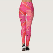 Leggings Carton Mandala Flower Pink (Dos)