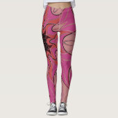 Leggings Carton Mandala Flower Pink (Devant)