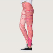 Leggings Carton Mandala Flower Pink (Gauche)