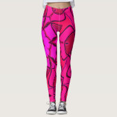 Leggings Carton Mandala Flower Pink (Devant)