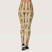 Leggings Carton simple de guitare acoustique (Dos)